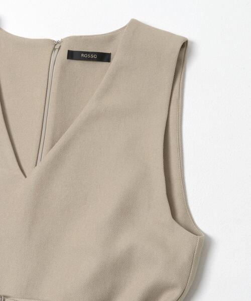 URBAN RESEARCH ROSSO WOMEN(アーバンリサーチ ロッソ)の「『UR TECH』 ジャンパーワンピース(ワンピース・レディース・ブラック/モカ/ベージュ・36/38)」の16枚目の写真