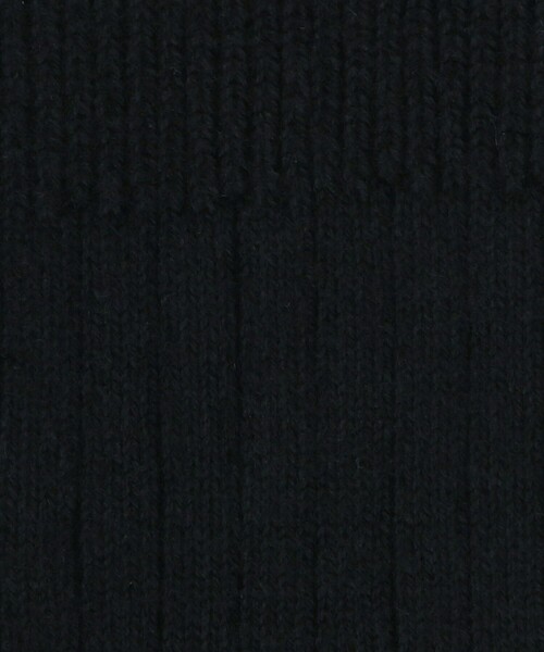 ROTOTO（ロトト）の「＜ROTOTO＞リブクルーソックス（ソックス/靴下・メンズ・ブラック/オフホワイト・M）」の3枚目の写真