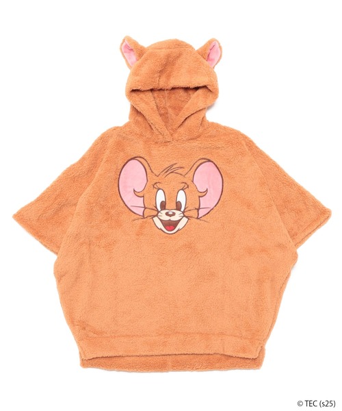 Tom＆Jerry（トムアンドジェリー）の「【公式】トムとジェリー　両面ボアパーカ（パーカー・レディース・グレー/ブラウン/ライトグレー/ホワイト・M）」の4枚目の写真