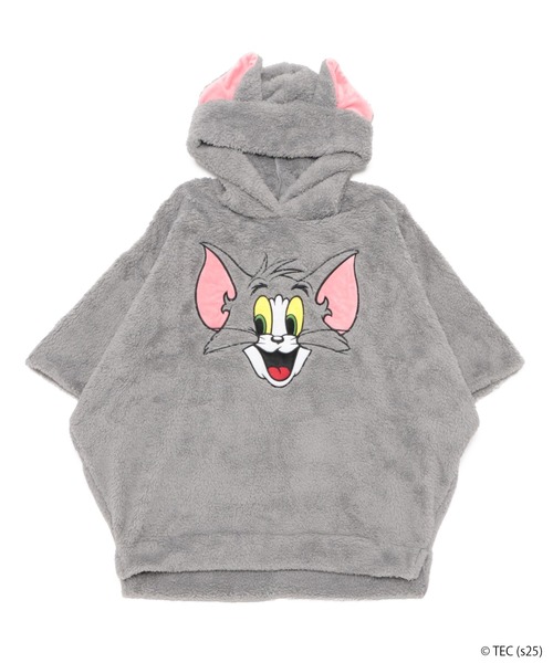Tom＆Jerry（トムアンドジェリー）の「【公式】トムとジェリー　両面ボアパーカ（パーカー・レディース・グレー/ブラウン/ライトグレー/ホワイト・M）」の3枚目の写真