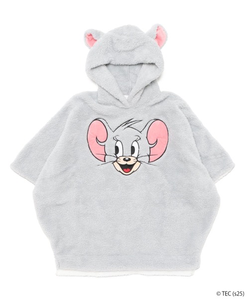 Tom＆Jerry（トムアンドジェリー）の「【公式】トムとジェリー　両面ボアパーカ（パーカー・レディース・グレー/ブラウン/ライトグレー/ホワイト・M）」の2枚目の写真