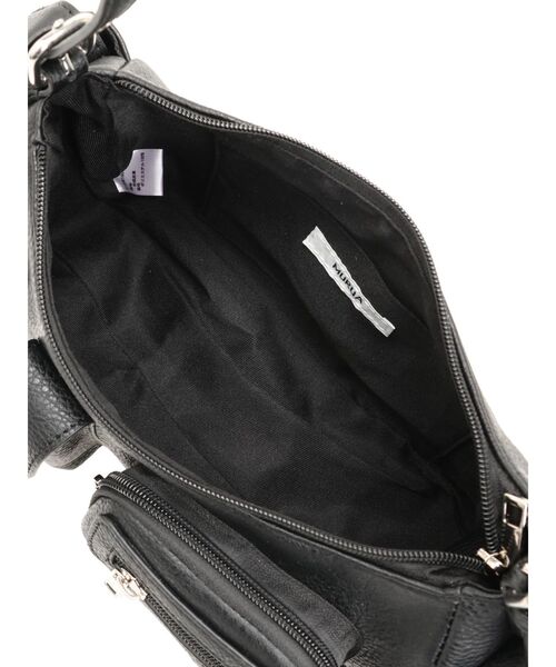 MURUA（ムルーア）の「マルチポケットショルダーバッグ（ショルダーバッグ・レディース・ブラック/グレー・FREE）」の6枚目の写真