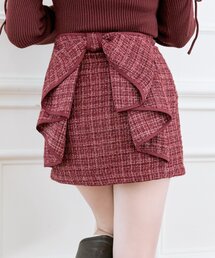 OLIVE des OLIVE | 【Belle Charme】バックリボンツイードスカート(スカート)