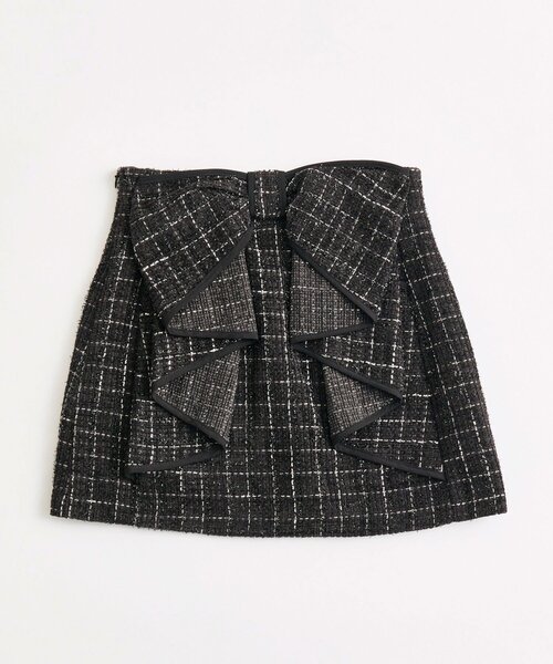 セール】【Belle Charme】バックリボンツイードスカート（スカート