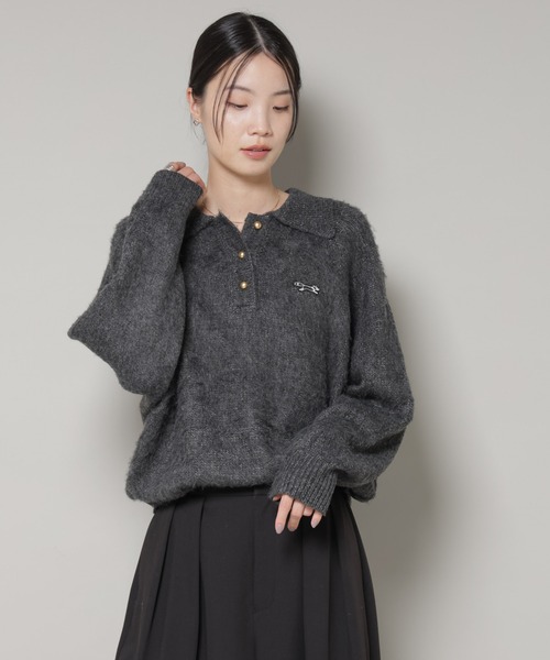 セール】PENNEYS別注TheFOXシャギーポロニット（ニット/セーター