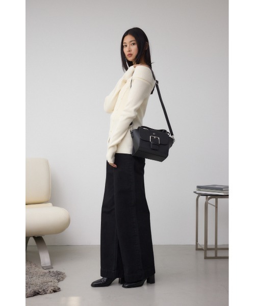 セール】ベルトデザインフラップダイアゴナルバッグ（ショルダーバッグ