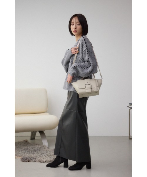 セール】ベルトデザインフラップダイアゴナルバッグ（ショルダーバッグ