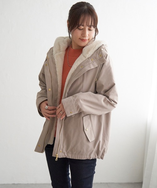 セール】【雑誌InRed12月号掲載】ライナー付き3WAYマウンテンパーカー