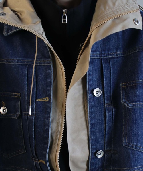 BIZCREEKフードブルゾン（デニムジャケット）｜BIZ CREEK（ビズ