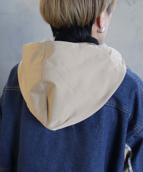 BIZCREEKフードブルゾン（デニムジャケット）｜BIZ CREEK（ビズ