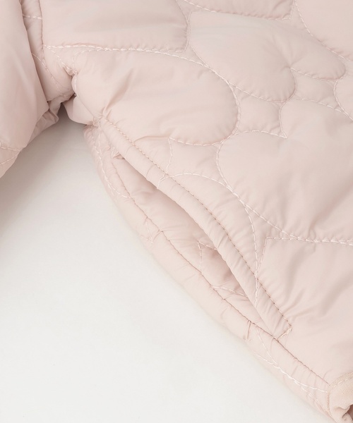 petit main（プティマイン）の「【リンク】ハートキルティングジャケット(キッズサイズ)（ブルゾン・キッズ・ブラック/モカ/ライトピンク/アイボリー・90cm/120cm/110cm/100cm/130cm/80ｃｍ）」の16枚目の写真