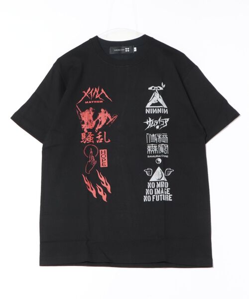 ARCHIVER(アーカイバ)の「【RES】【SAMURAI CORE x MAYHEM】Graphic Design T(Tシャツ/カットソー・メンズ・ホワイト/ブラック・MEDIUM/LARGE)」の2枚目の写真