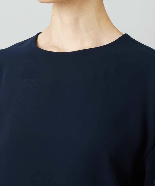 MICHEL KLEIN（ミッシェル・クラン）の「[セットアップ対応]ノーカラーブラウス（シャツ/ブラウス・レディース・ベージュ/ネイビー・38）」の19枚目の写真