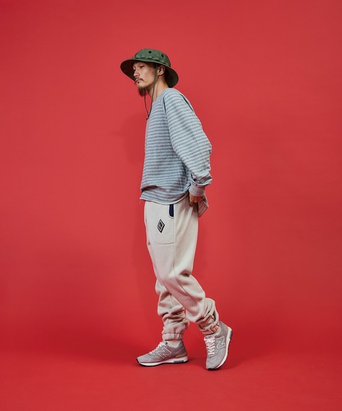 WALLA WALLA SPORT(ワラワラスポーツ)の「WALLA WALLA SPORT【ワラワラスポーツ】- US MADE STRIPE LT TERRY CREW / ユーエス メイド ストライプ ライトテリー クルー(Tシャツ/カットソー・メンズ・グレー系2/グレー系1・X-LARGE/LARGE/MEDIUM/SMALL)」の5枚目の写真