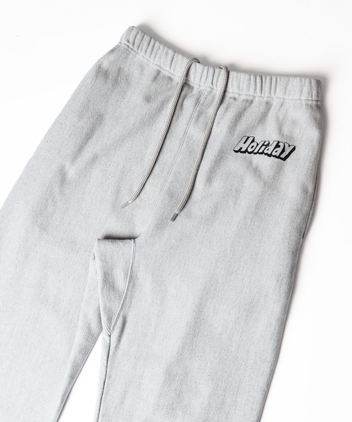 HOLIDAY（ホリデイ）の「POLYCON SWEAT PANTS ポリコンスウェットパンツ（スウェットパンツ・レディース・ダークネイビー/ヘザーグレー・ONE SIZE）」の4枚目の写真