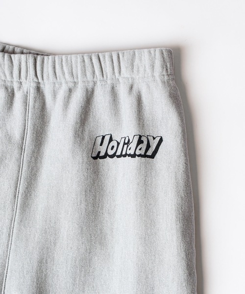 HOLIDAY（ホリデイ）の「POLYCON SWEAT PANTS ポリコンスウェットパンツ（スウェットパンツ・レディース・ダークネイビー/ヘザーグレー・ONE SIZE）」の5枚目の写真