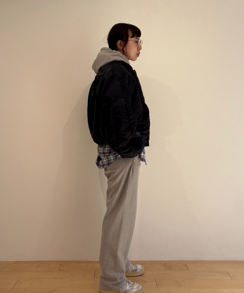 HOLIDAY（ホリデイ）の「POLYCON SWEAT PANTS ポリコンスウェットパンツ（スウェットパンツ・レディース・ダークネイビー/ヘザーグレー・ONE SIZE）」の12枚目の写真