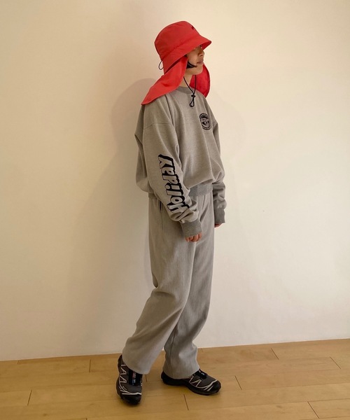 HOLIDAY（ホリデイ）の「POLYCON SWEAT PANTS ポリコンスウェットパンツ（スウェットパンツ・レディース・ダークネイビー/ヘザーグレー・ONE SIZE）」の16枚目の写真