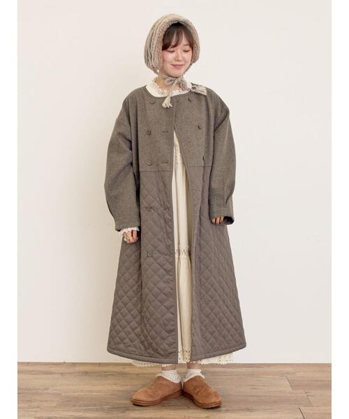 Samansa Mos2（サマンサ モスモス）の「【2WAY】イヤマフ付け襟（ネックレス・レディース・オフホワイト/モカ・F）」の5枚目の写真