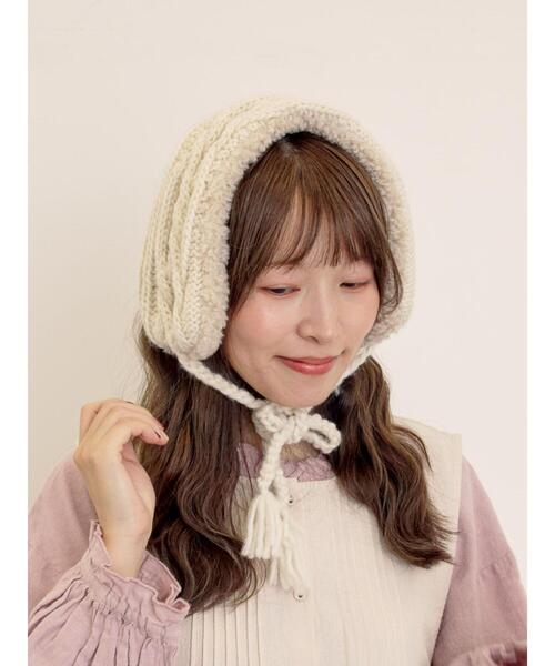 Samansa Mos2（サマンサ モスモス）の「【2WAY】イヤマフ付け襟（ネックレス・レディース・オフホワイト/モカ・F）」の7枚目の写真