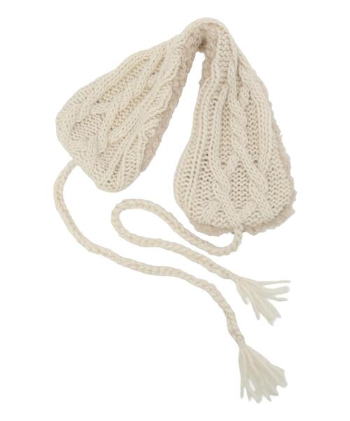 Samansa Mos2（サマンサ モスモス）の「【2WAY】イヤマフ付け襟（ネックレス・レディース・オフホワイト/モカ・F）」の12枚目の写真