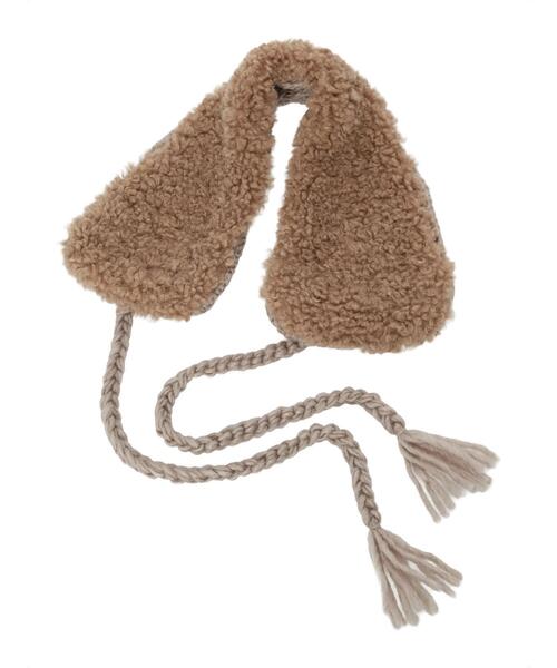 Samansa Mos2（サマンサ モスモス）の「【2WAY】イヤマフ付け襟（ネックレス・レディース・オフホワイト/モカ・F）」の14枚目の写真