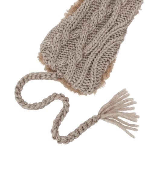 Samansa Mos2（サマンサ モスモス）の「【2WAY】イヤマフ付け襟（ネックレス・レディース・オフホワイト/モカ・F）」の17枚目の写真