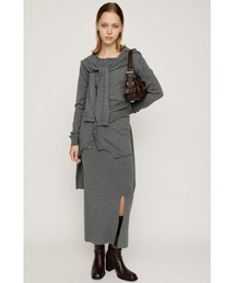 DOCKING KNIT SK ドッキング ニット スカート 秋服 冬服
