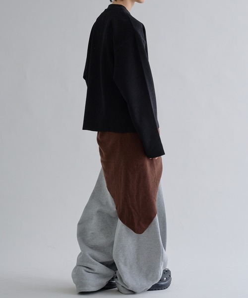 EPNK（イーピーエヌケー）の「Lame Button Henley Knit / ラメボタンヘンリーニット（Tシャツ/カットソー・メンズ・ブラック/パープル・SMALL/MEDIUM/LARGE）」の12枚目の写真