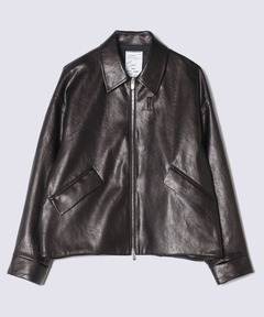 セール】LEATHER CARDIGAN（ライダースジャケット）｜CRIMIE