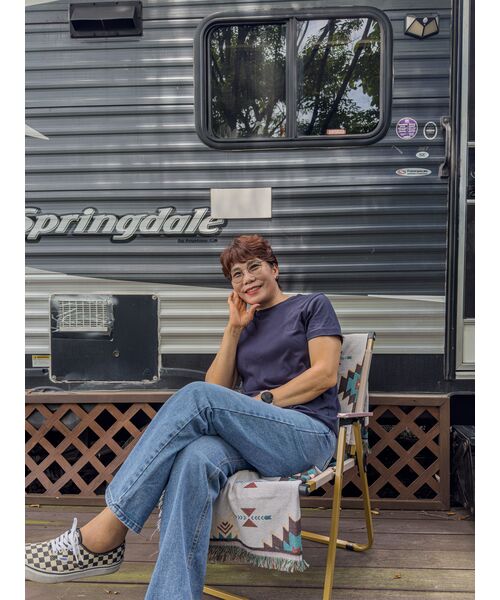 AVANDRESS(アバンドレス )の「STRAIGHT WIDE DENIM PANTS LIGHT BLUE(デニムパンツ・レディース・その他・SMALL/MEDIUM/LARGE/X-LARGE)」の9枚目の写真