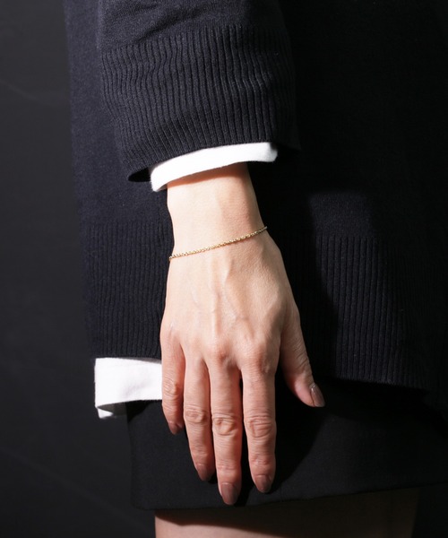 JAM HOME MADE（ジャムホームメイド）の「ロープチェーンブレスレット S 三友その1 真鍮（スパイク チェーン）/メンズ/レディース/ユニセックス（ブレスレット・メンズ・ゴールド/シルバー・ONE SIZE）」の7枚目の写真