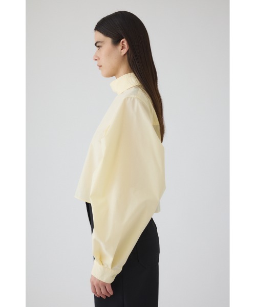 RIM.ARK(リムアーク)の「Folded neck tuck blouse フォールディッドネックタックブラウス(シャツ/ブラウス・レディース・ライトイエロー/ブラック/ネイビー/ホワイト・36/38)」の22枚目の写真
