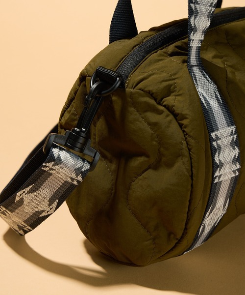 PENDLETON（ペンドルトン）の「【 PENDLETON / ペンドルトン 】キルティング2WAYミニドラムバッグ（ショルダーバッグ・レディース・ブラック/オリーブ・FREE）」の10枚目の写真