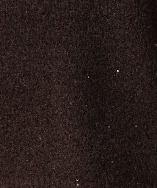 31 Sons de mode（トランテアン　ソン　ドゥ　モード）の「2025秋冬新作 ベロア肩リボンふわふわニット（ニット/セーター・レディース・ブルー/アイボリー/ブラウン/レッド・ﾌﾘ-）」の18枚目の写真