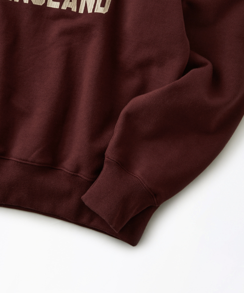 OUTSTANDING(アウトスタンディング)の「V.S.C SWEAT(VERMONT)_WINE(スウェット・レディース・その他・SMALL/MEDIUM/LARGE/X-SMALL)」の5枚目の写真
