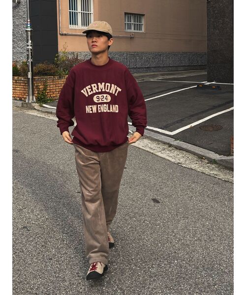 OUTSTANDING(アウトスタンディング)の「V.S.C SWEAT(VERMONT)_WINE(スウェット・レディース・その他・SMALL/MEDIUM/LARGE/X-SMALL)」の16枚目の写真