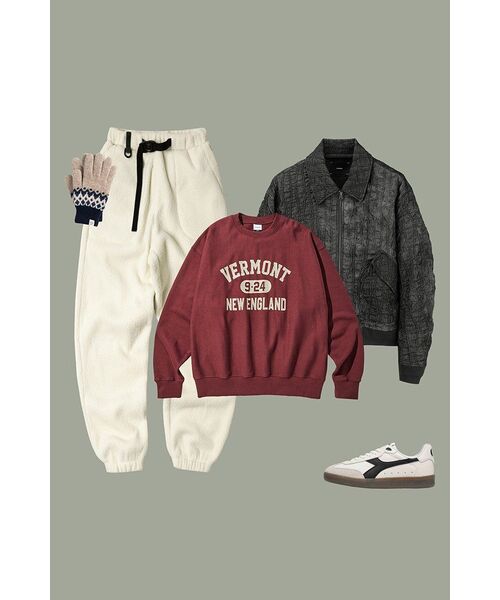 OUTSTANDING(アウトスタンディング)の「V.S.C SWEAT(VERMONT)_WINE(スウェット・レディース・その他・SMALL/MEDIUM/LARGE/X-SMALL)」の22枚目の写真