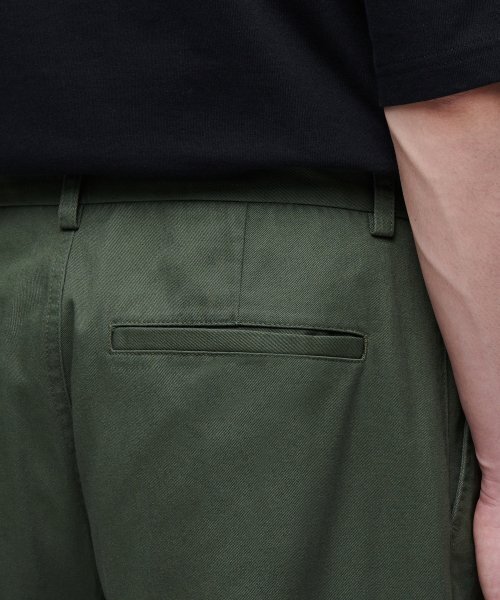MUSINSA STANDARD（ムシンサスタンダード）の「ワンタックワイドカーゴパンツ [セージグリーン]（その他パンツ・メンズ・その他・40/38/42/36/34/32/30/31/33/26/27/28/29）」の12枚目の写真