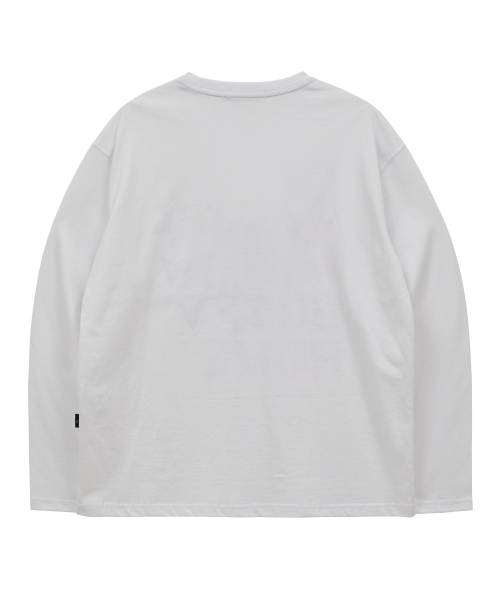 WaiKei(ワイケイ)の「I AM HAPPY ロングスリーブ Tシャツ ホワイト(Tシャツ/カットソー・レディース・その他・1/2)」の6枚目の写真