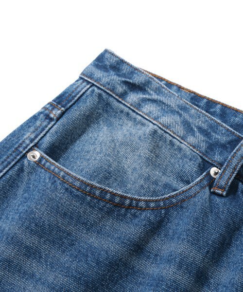 TRILLION(トリリオン)の「パラシュートカーゴリベットデニムパンツ (ミドルブルー)(デニムパンツ・レディース・その他・X-LARGE/SMALL/MEDIUM/LARGE)」の8枚目の写真