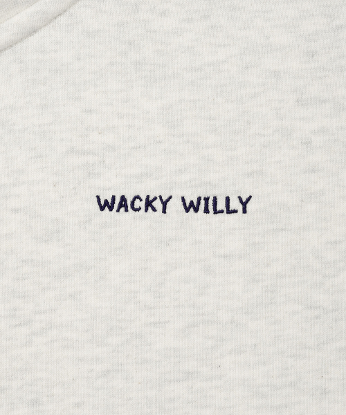 Wacky WiLLy(ワッキーウィリー)の「ウィメンズタイポロゴクロップフードジップアップオートミール(パーカー・レディース・その他・SMALL/MEDIUM/LARGE)」の5枚目の写真