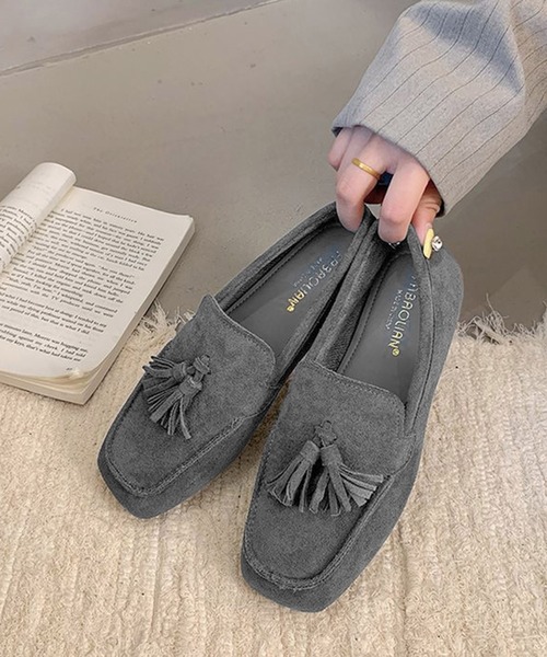 セール】モカシンシューズ パンプス ローファー 歩きやすい フラット