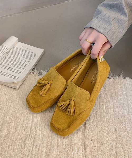 セール】モカシンシューズ パンプス ローファー 歩きやすい フラット