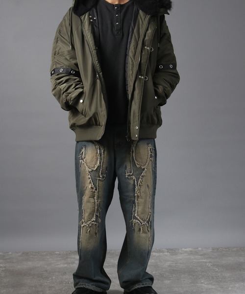 セール】【NYS】ファイヤーマンバックル N-2B フライトジャケット