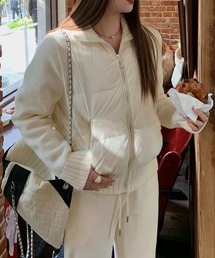 ★極美品★MARECHAL TERRE◎異素材切替ダウンジャケット ✨極美品✨】MARECHAL TERRE◎異素材切替ダウンジャケット