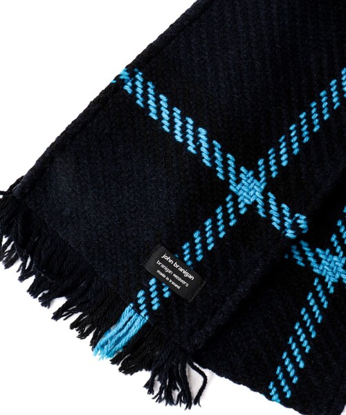 John branigan（ジョンブラニガン）の「【John Branigan/ジョン・ブラニガン】別注ニットロングマフラー18（マフラー・メンズ・ブラウン系その他/ブラック系その他/ブルー系その他・FREE）」の4枚目の写真