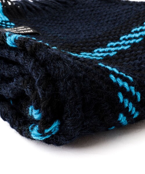 John branigan（ジョンブラニガン）の「【John Branigan/ジョン・ブラニガン】別注ニットロングマフラー18（マフラー・メンズ・ブラウン系その他/ブラック系その他/ブルー系その他・FREE）」の7枚目の写真