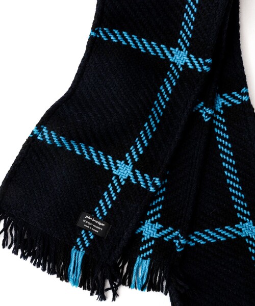 John branigan（ジョンブラニガン）の「【John Branigan/ジョン・ブラニガン】別注ニットロングマフラー18（マフラー・メンズ・ブラウン系その他/ブラック系その他/ブルー系その他・FREE）」の9枚目の写真