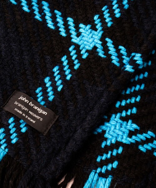 John branigan（ジョンブラニガン）の「【John Branigan/ジョン・ブラニガン】別注ニットロングマフラー18（マフラー・メンズ・ブラウン系その他/ブラック系その他/ブルー系その他・FREE）」の10枚目の写真
